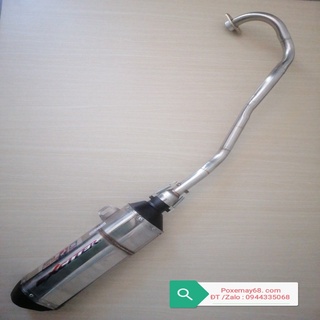 Pô uma gắn xe ex 150 nguyên cây cổ inox 7 khúc 32 ly - poum4t072