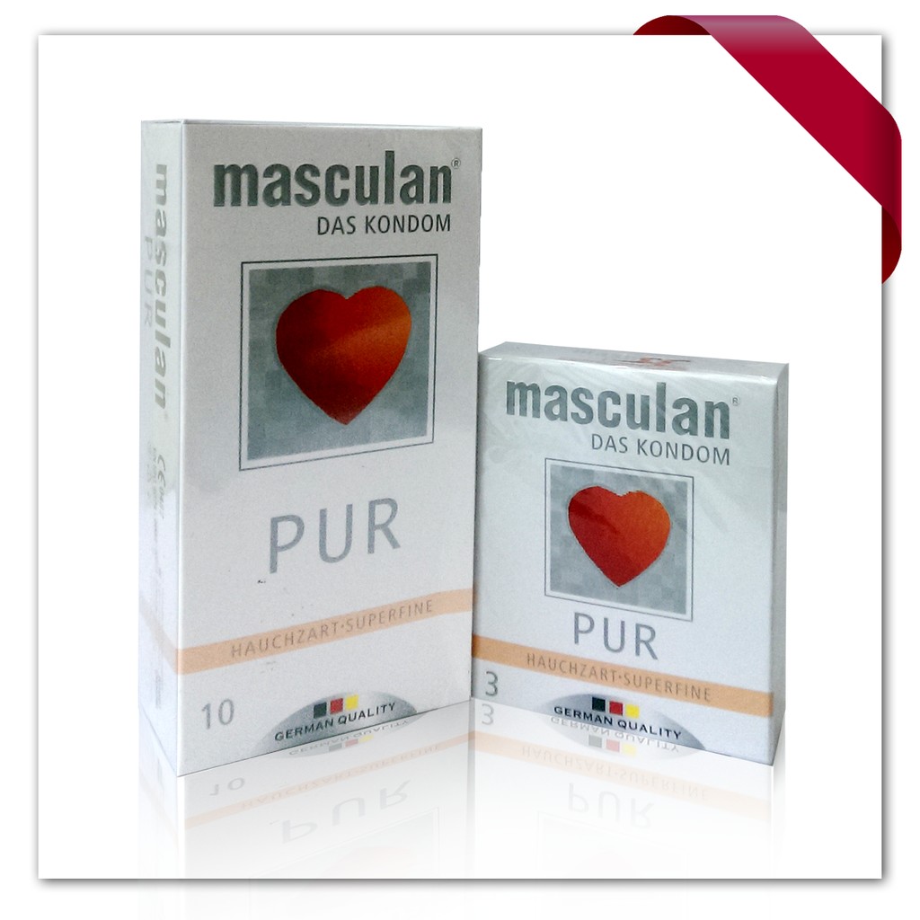 Bao cao su siêu mỏng hàng đức Masculan pur