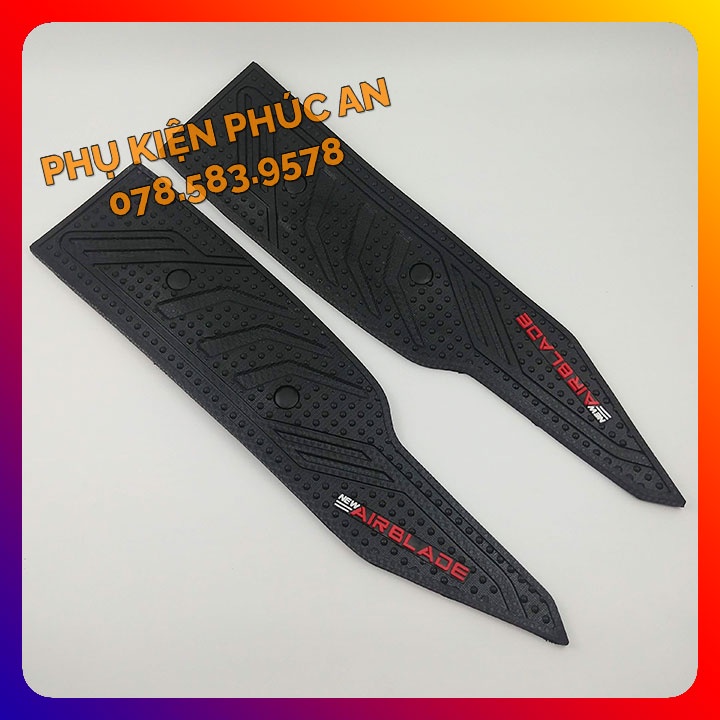 Thảm lót sàn INOX, CAO SU xe AB 2023 2022 bản mới nhất 160 125 gác để chân trước xe airblade 160cc 125cc air blade