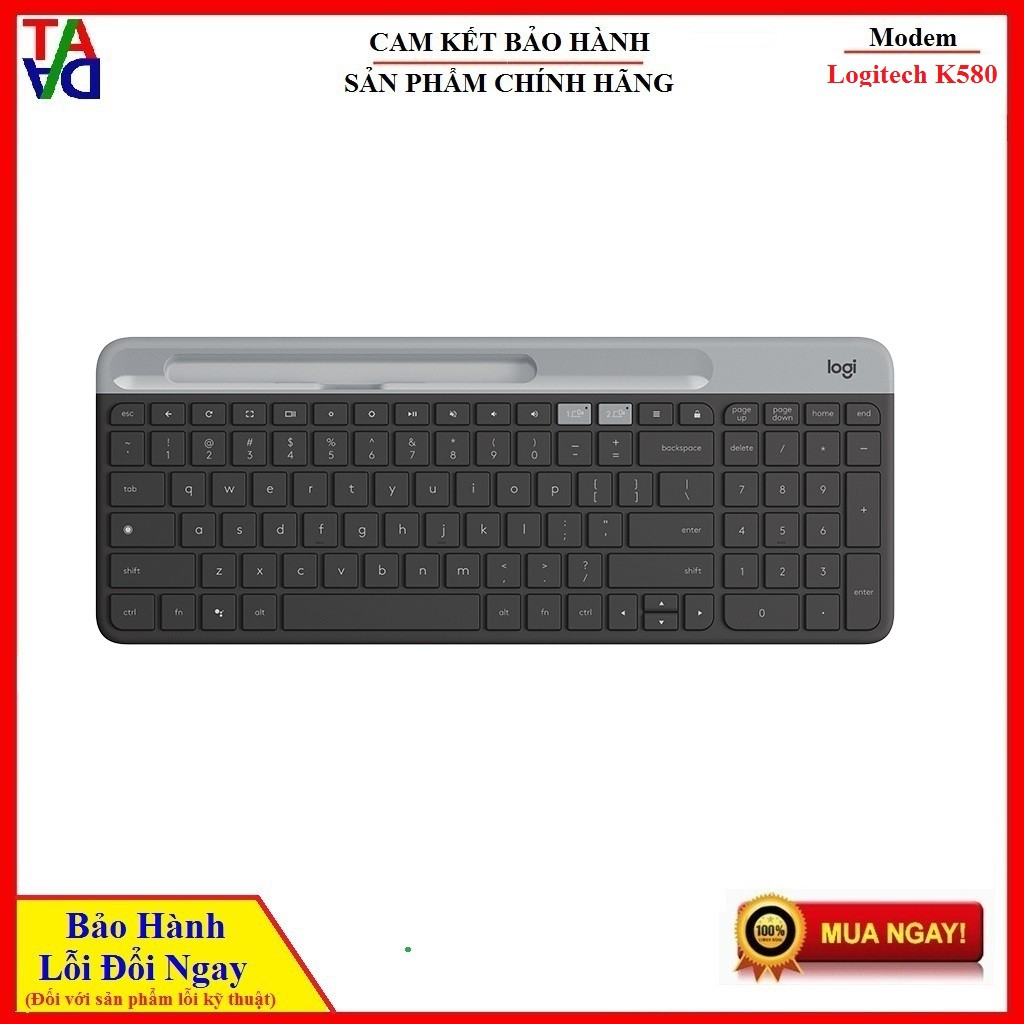 Bàn phím không dây Bluetooth Logitech K580, K650  - hàng chính hãng - Bảo hành 12 tháng 1 đổi 1