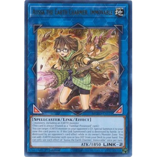 Thẻ bài Yugioh - TCG - Aussa the Earth Charmer, Immovable / MGED-EN121'