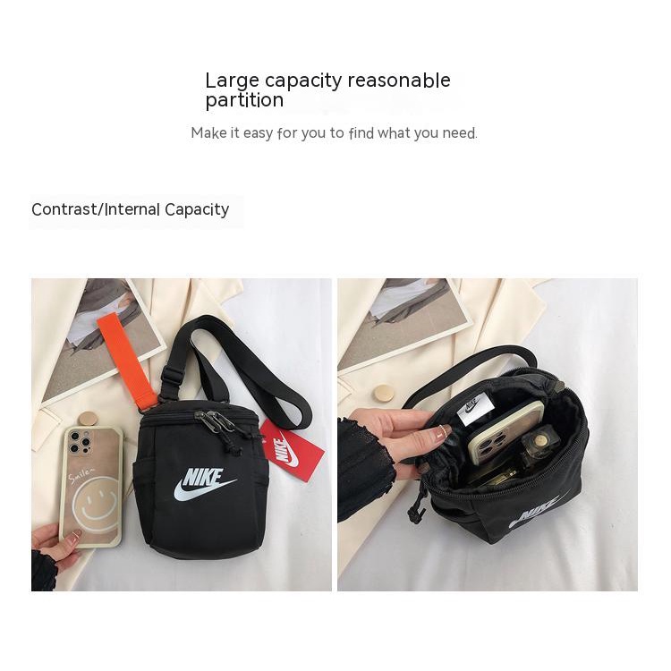 Nike Túi đeo Chéo Thời Trang Cho Nam NỮ Và Nữ Kiểu Mới Chữ