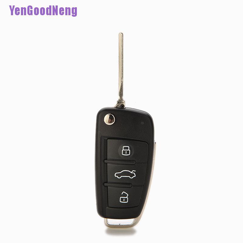 Vỏ Bảo Vệ Chìa Khóa Điều Khiển Từ Xa 3 Nút Gấp Gọn Cho Xe Hơi Audi A2 A3 A4 A6 A8