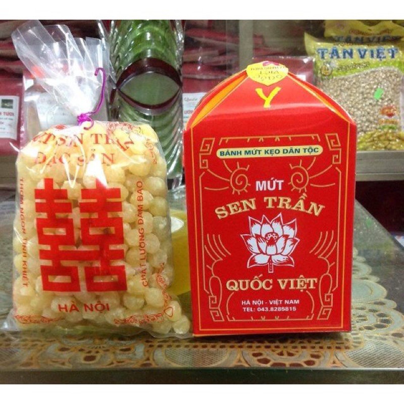 100g mứt sen trần làm nhân bánh trung thu thập cẩm