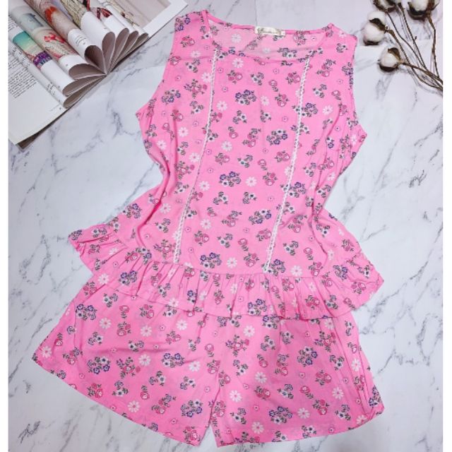 BỘ SHORT MẶC NHÀ LANH LỤA HQ0