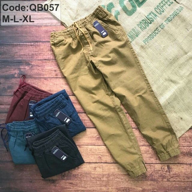 Quần Jogger ka ki bố cao cấp