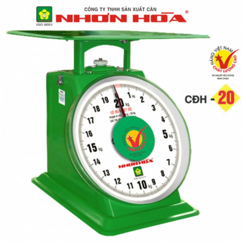 Cân đồng hồ Nhơn Hòa 20kg FREESHIP XTRA