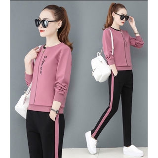 đồ bộ nữ thu đông phối viền