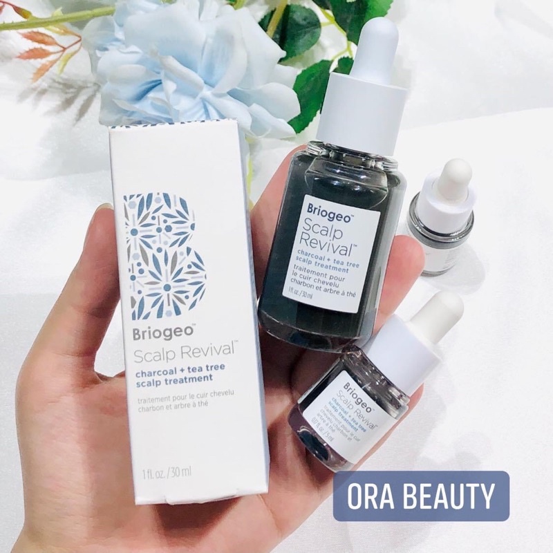 Tinh chất giảm ngứa da đầu Briogeo Scalp Revival Charcoal + Tea Tree Scalp Treatment Serum