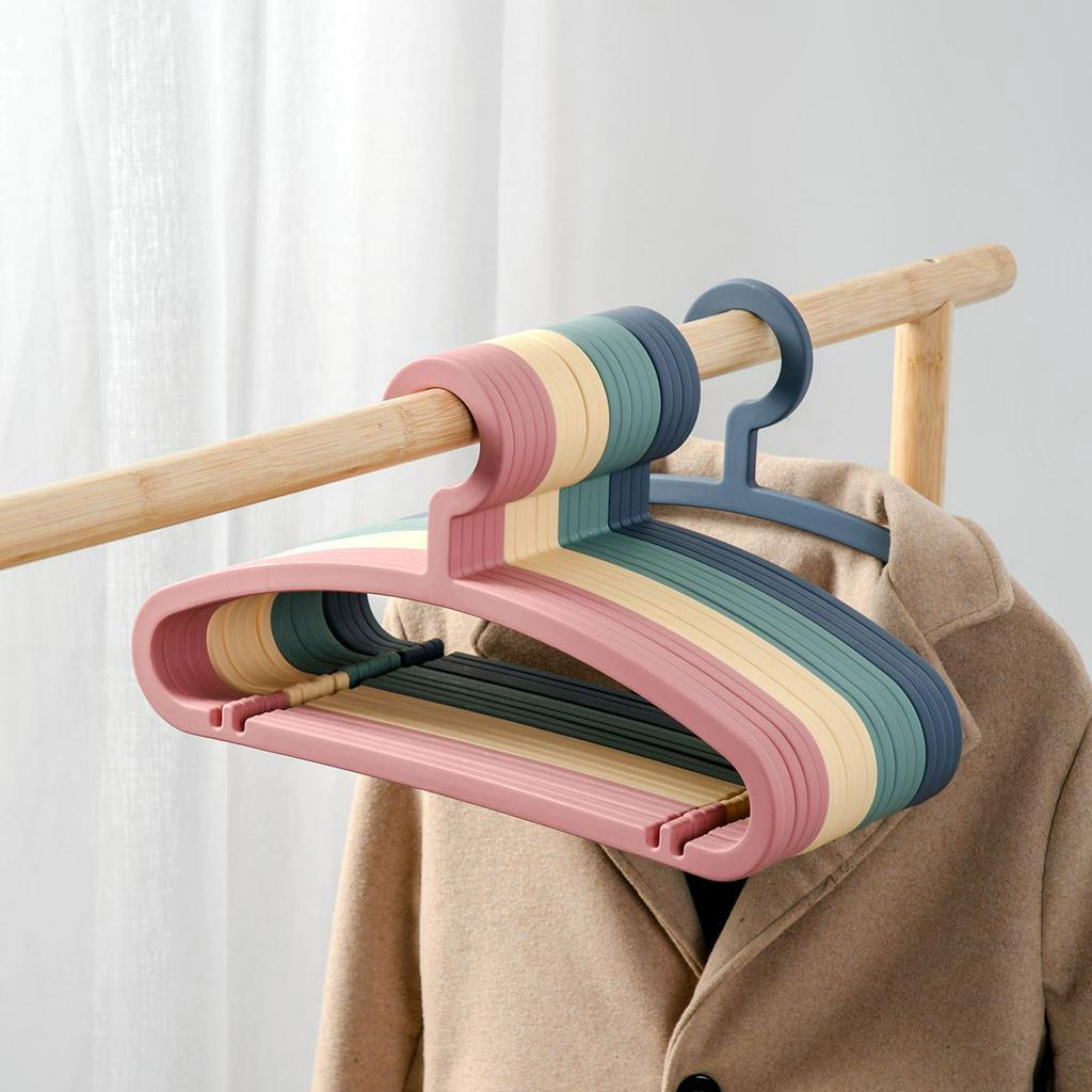 Set 5 Móc Nhựa Treo Quần Áo Chống Trượt Tiện Lợi