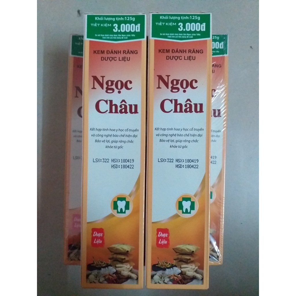 Kem đánh răng dược liệu Ngọc châu 125g