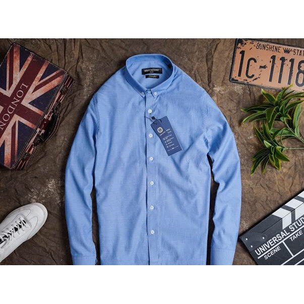 Áo sơ mi nam oxford slimfit, áo công sở dài tay, vải cao cấp - OMAN | BigBuy360 - bigbuy360.vn