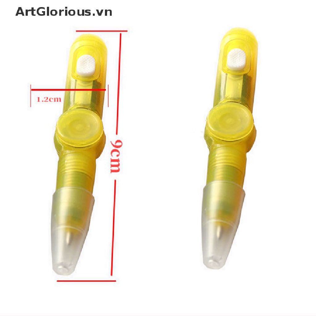 (MớI) Con Quay Đồ Chơi Fidget Spinner Với ĐèN LED 2 Trong 1 EDC