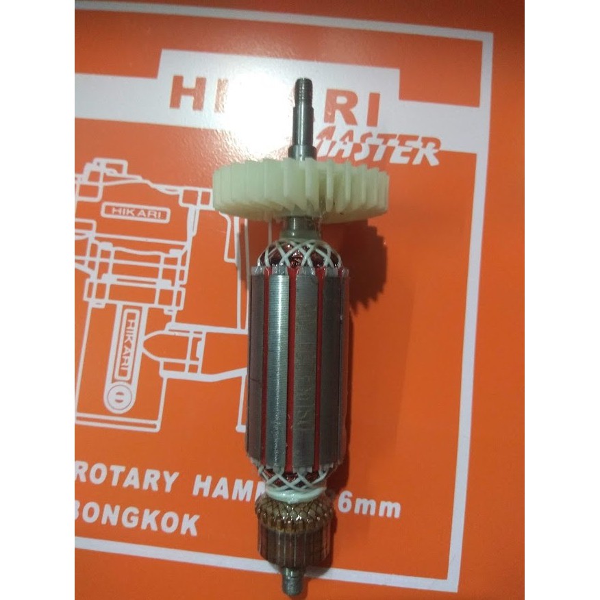 Roto máy mài Hikari K100B,hàng chuẩn hãng QL,dây đồng chịu nhiệt.