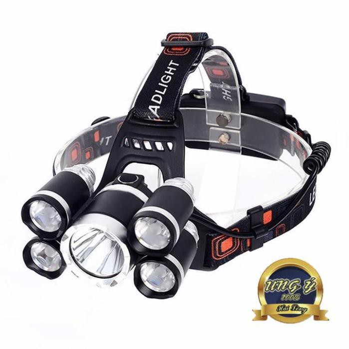 [BẢO HÀNH 12 THÁNG] ĐÈN BIN ĐỘI ĐẦU ĐEO TRÁN SIÊU SÁNG 5 BÓNG LED CHÍNH HÃNG [BẢO HÀNH 12 THÁNG] | BigBuy360 - bigbuy360.vn
