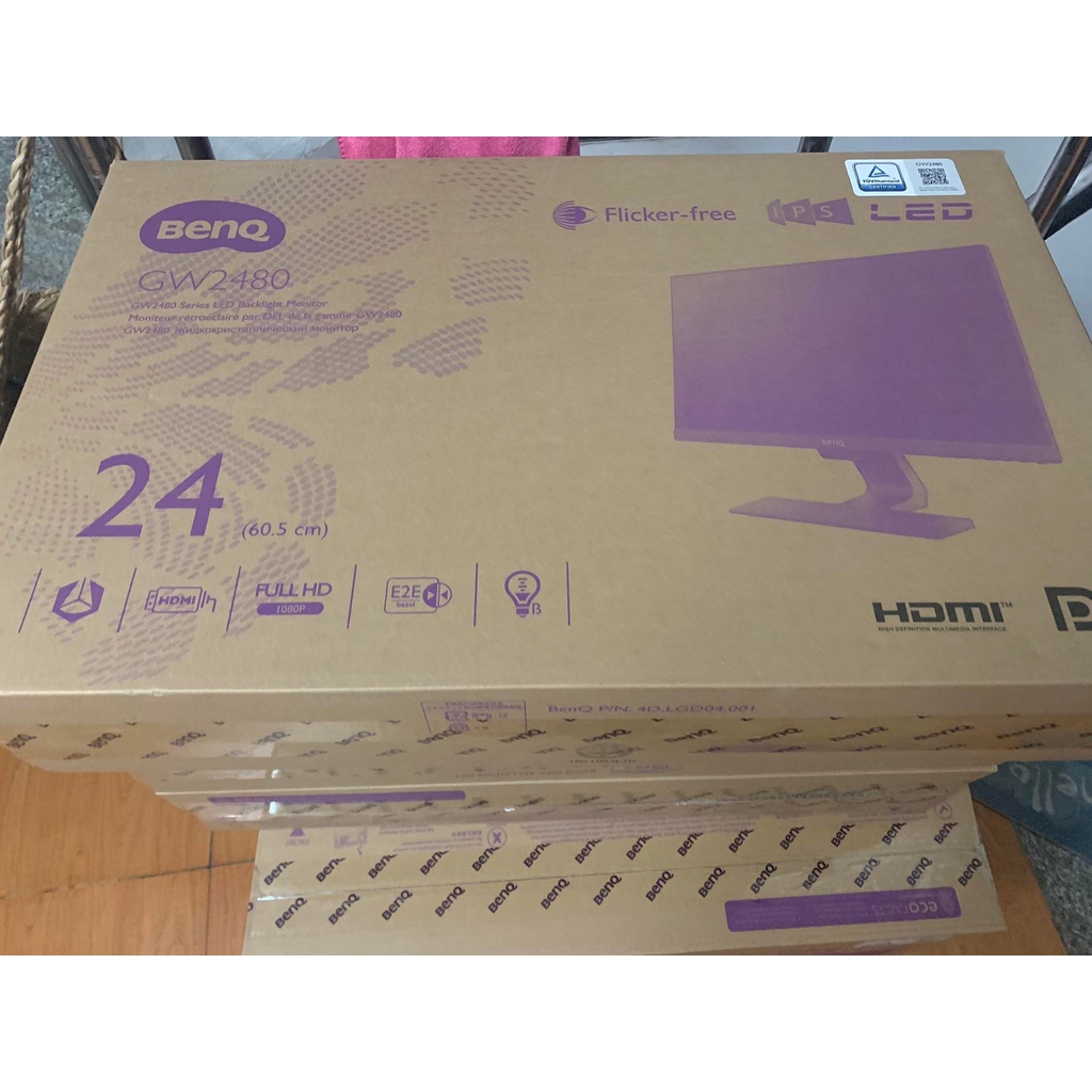 MÀN HÌNH MÁY TÍNH BenQ GW2480 (23.8 inch / FHD / IPS / 60Hz / HDMI / DP )