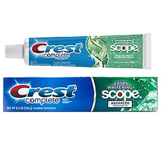 Kem Đánh Răng Crest Complete Whitening Plus Scope Advanced Active Foam 232g