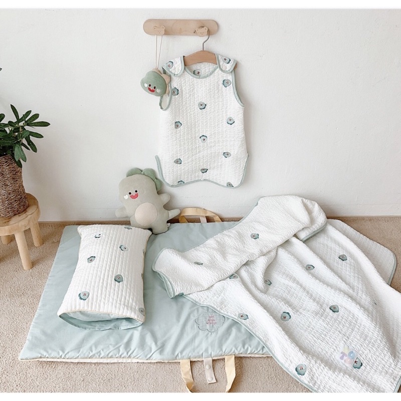 CHĂN GỢN SÓNG SỢI TRE DOTTODOT - MADE IN KOREA