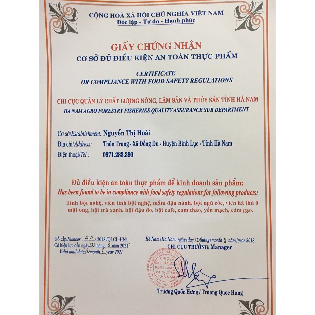 Tinh Bột Nghệ Nguyên Chất 500gr - Đổi Trả Nếu Không Hài Lòng