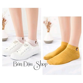 Combo 5 Đôi Tất Gấu Brown Cổ Ngắn