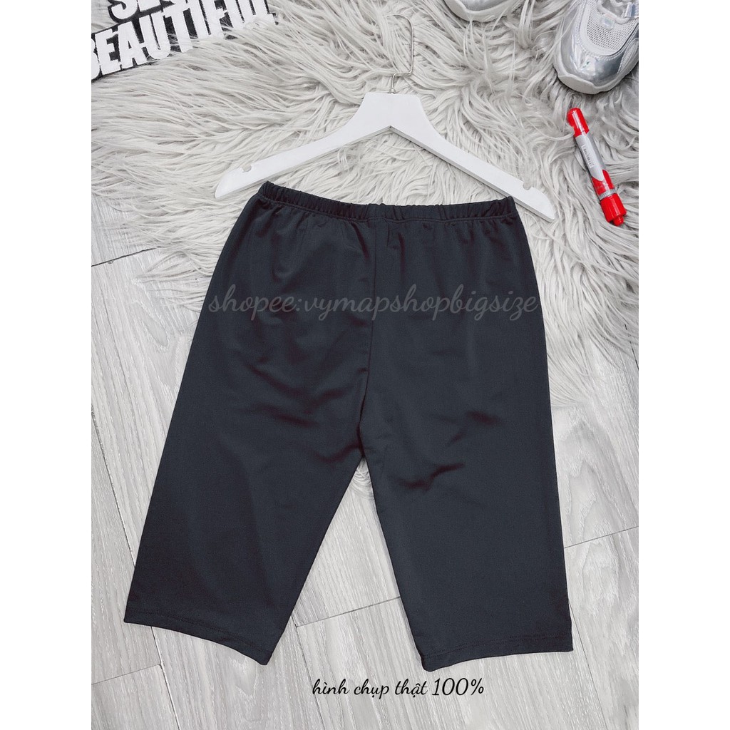 quần ngố dưới gối legging 1 túi - 2 túi đủ size 50-100kg