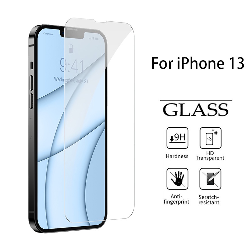 Kính cường lực cho iPhone 14 13 12 Mini 11 Pro Max XR XS Max 8 7 6s Plus 5s SE 2020 2022 4G 5G