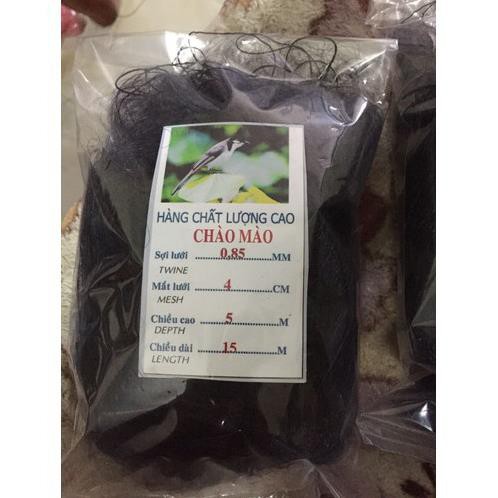HOT Lưới bẫy chim 4cm,5cm,6cm chiều 5c cao 5m  tàng hình hàng thái lan bắt các loại chim chào mào,chim ri+chim trao trảo | BigBuy360 - bigbuy360.vn