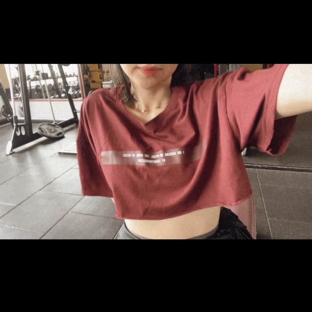 TRANGTRANGGETSFIT CLASSIC CROP-TEE | Áo Lửng Crop-top | Mặc đi tập đi chơi