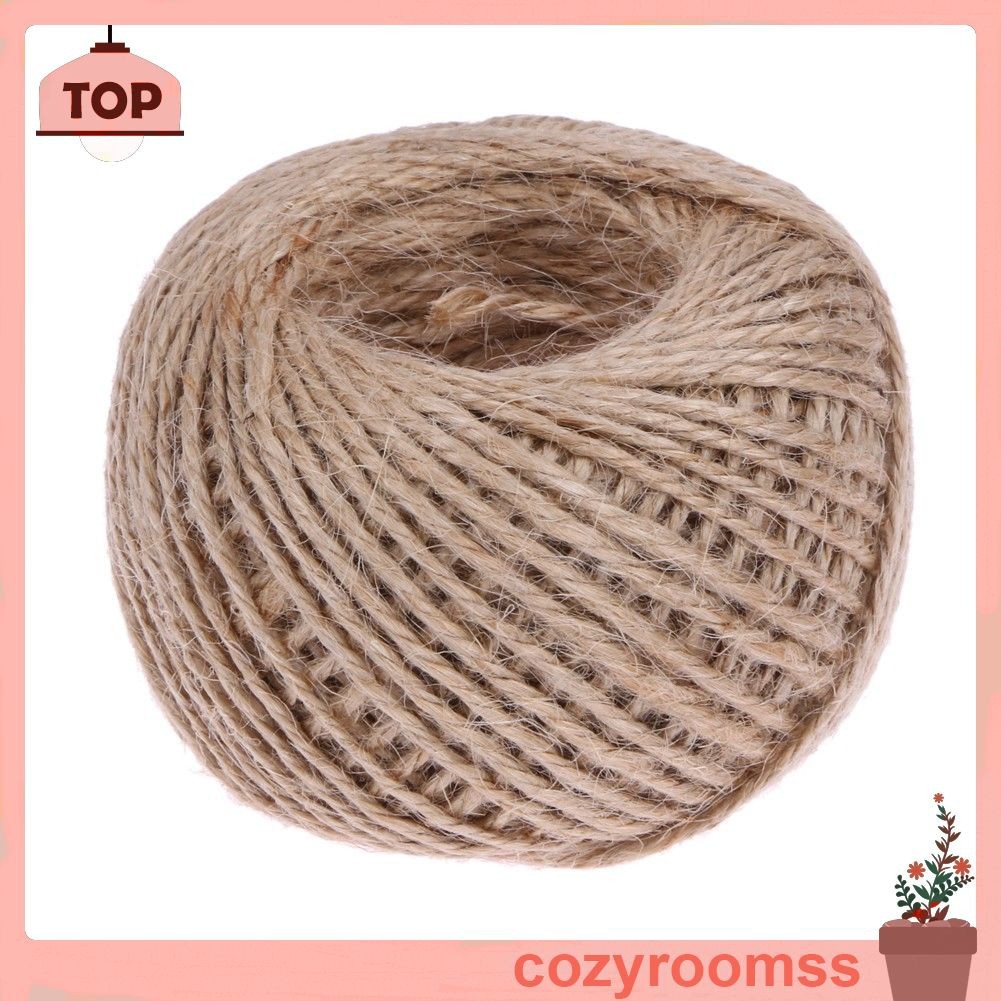 Cuộn dây đay 50m 2mm làm đồ thủ công đa năng tiện dụng