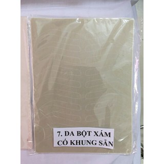 (Có quà tặng kèm) - Da giả tập phun xăm, điêu khắc - Da trắng