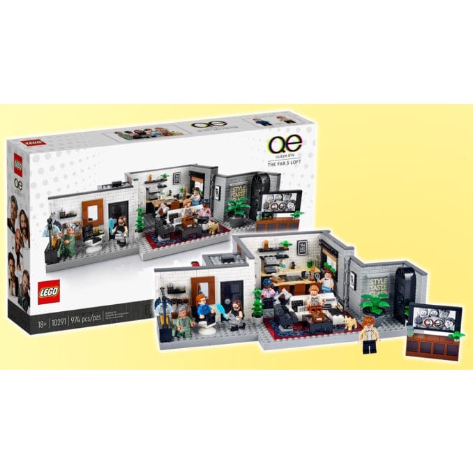 Hàng đặt - lego 10291 - Queer Eye - The Fab 5 Loft