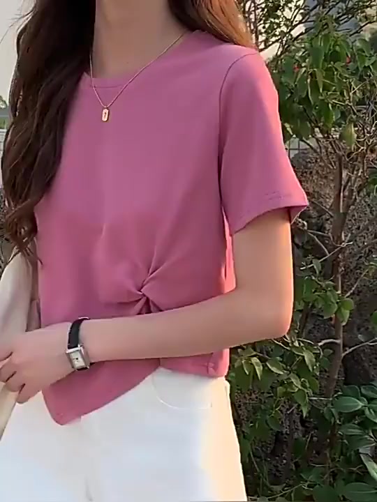 Áo Thun Lửng Tay Lửng Thời Trang Dành Cho Nữ | BigBuy360 - bigbuy360.vn