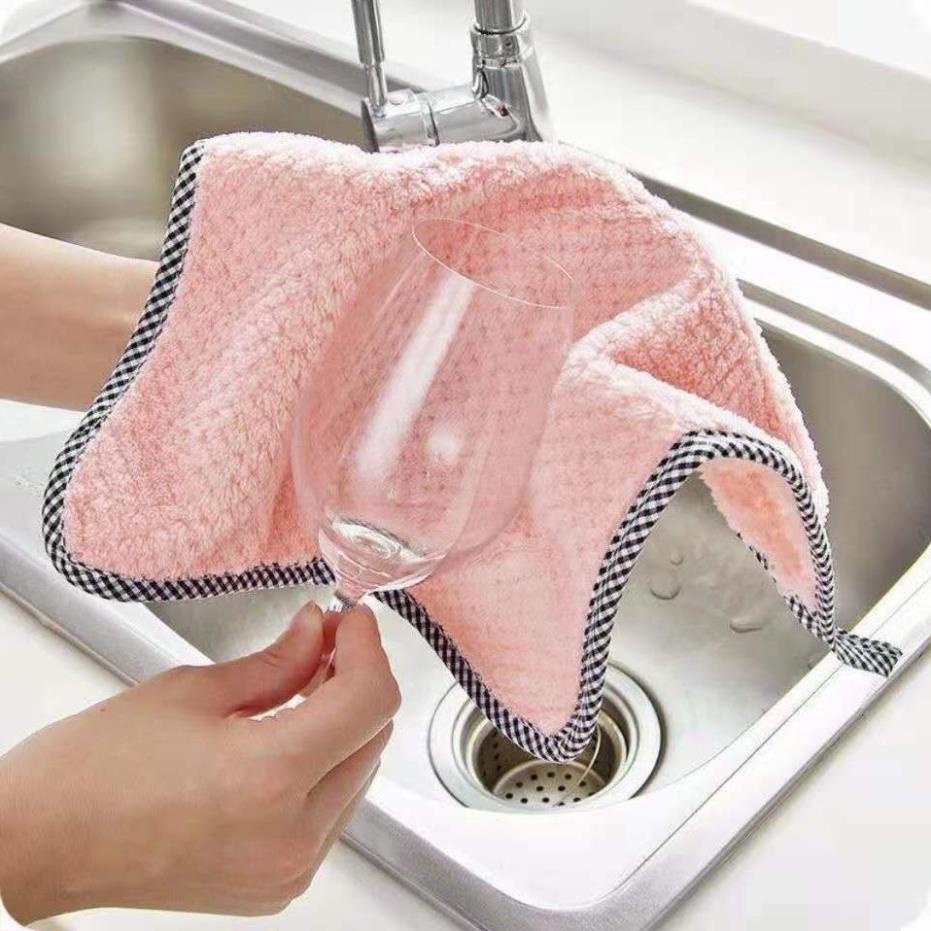 Khăn lau tay nhà bếp hình vuông 25cm x 25cm