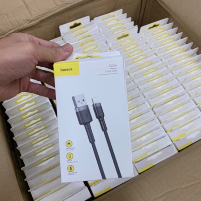 Cáp iPhone 5/6/7/8/X/Xs Max Baseus Cafule 1m - Hàng chính hãng