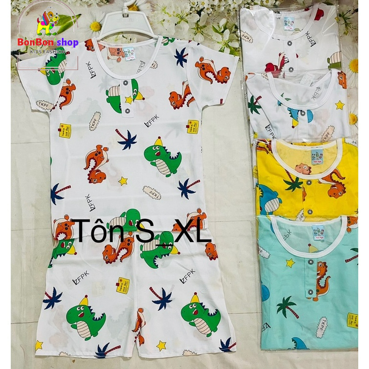 Bộ quần áo bé trai CỘC TAY vải tole, lanh 2 da loại 1 mềm, mịn, thoáng mát, ít co rút, hàng Việt Nam chất lượng