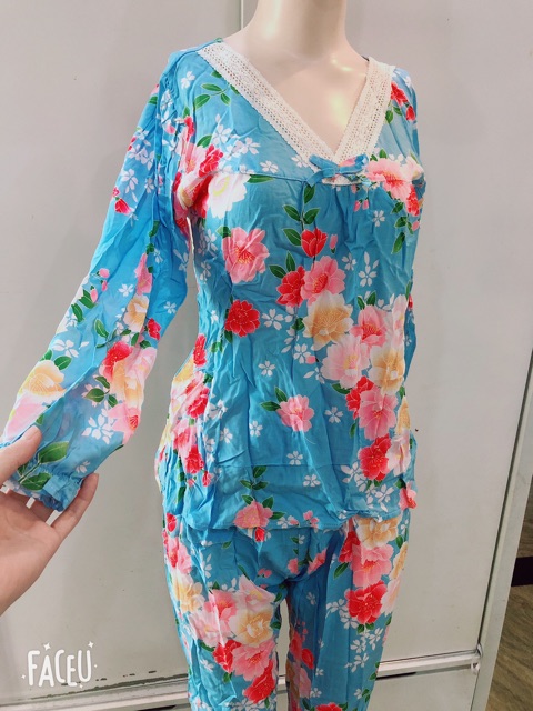Đồ bộ mặc nhà sau xinh size dưới 65kg chất đẹp