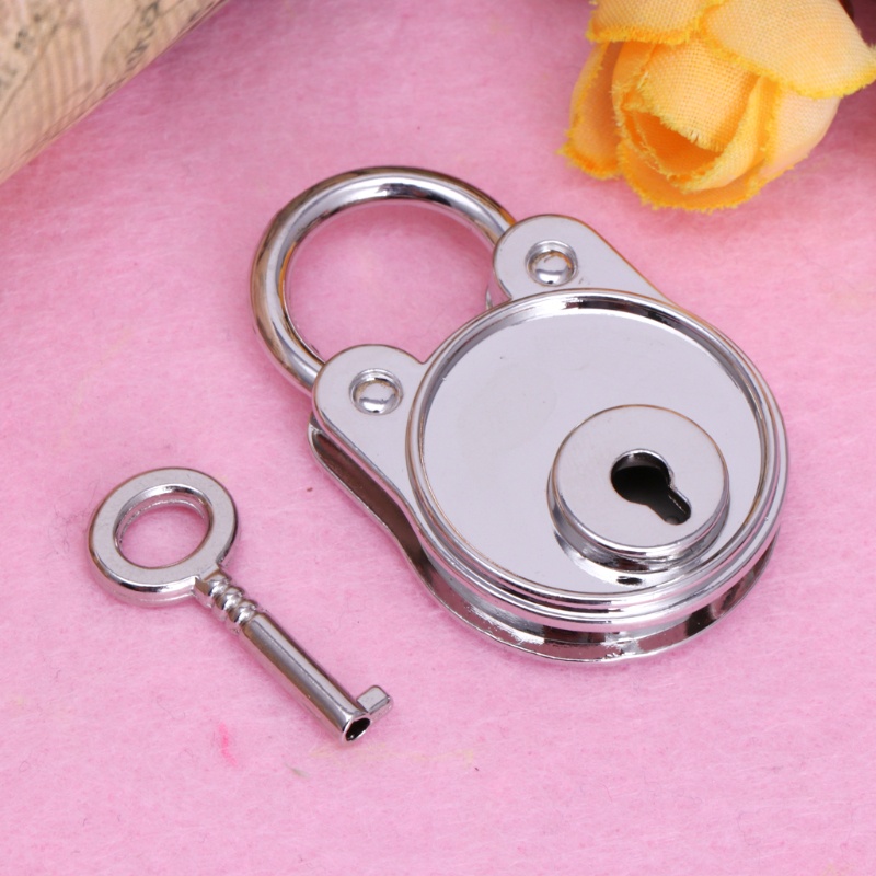 Ổ Khóa Hành Lý Mini Hình Gấu Cổ Điển Kèm Chìa Khóa Tiện Dụng