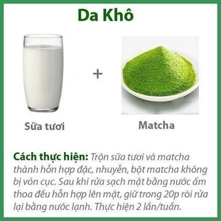 Combo Bột Trà Xanh + Bột Đậu Đỏ Vũ Gia