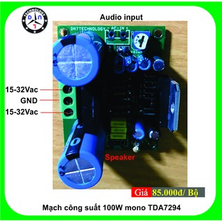 Mạch công suất âm thanh mono TDA7294