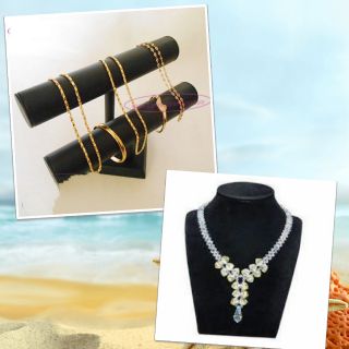 Combo vòng cổ nhung và kệ 2 tầng trang sức