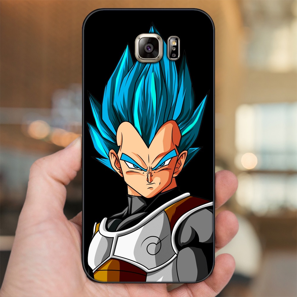 Ốp lưng Samsung Note 5 viền đen in hình Vegeta Dragon Ball