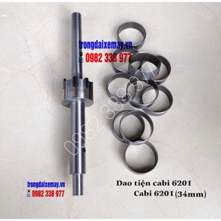 Dao tiện cabi : combo dao 6201 + 10 bạc 6201
