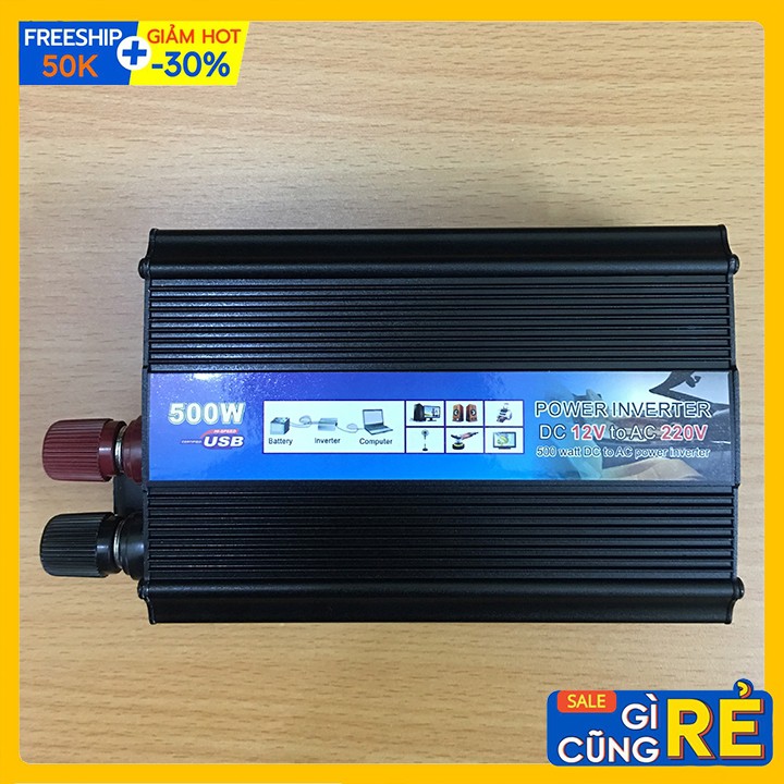 Đổi nguồn 12V lên 220V 500W