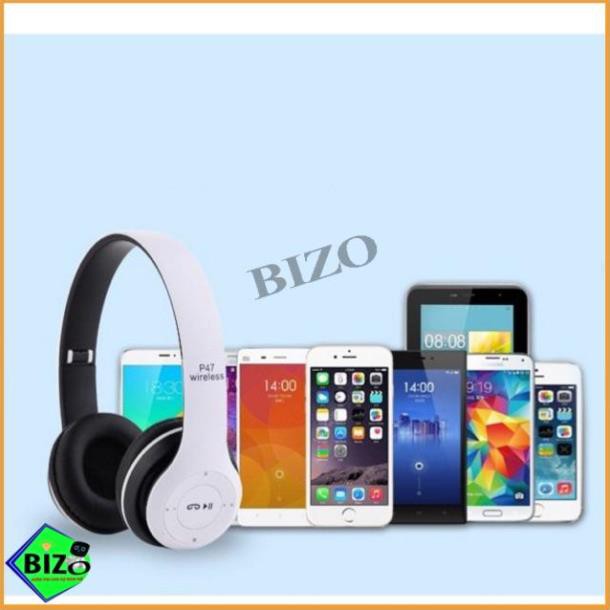 [NGON BỔ RẺ] Tai nghe Bluetooth chụp tai P47 có khe cắm thẻ nhớ