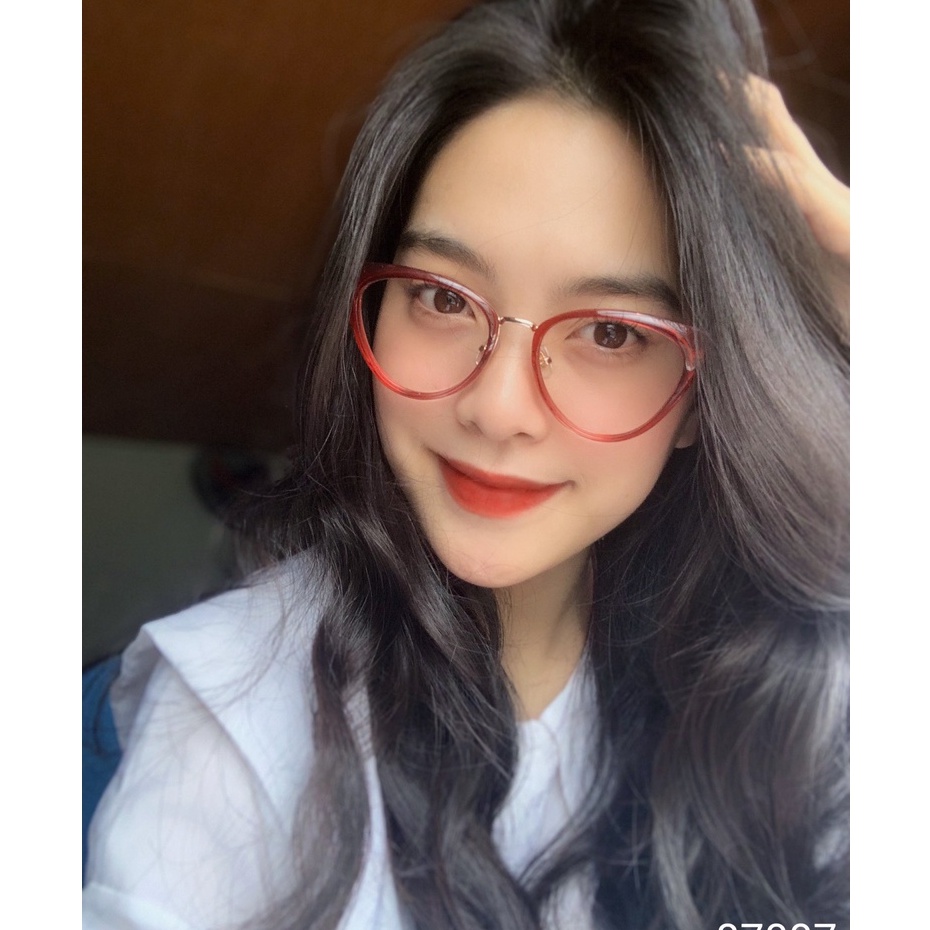 Gọng kính nữ mắt mèo cao cấp Lilyeyewear chất liệu nhựa cứng cáp màu sắc thời trang 87007