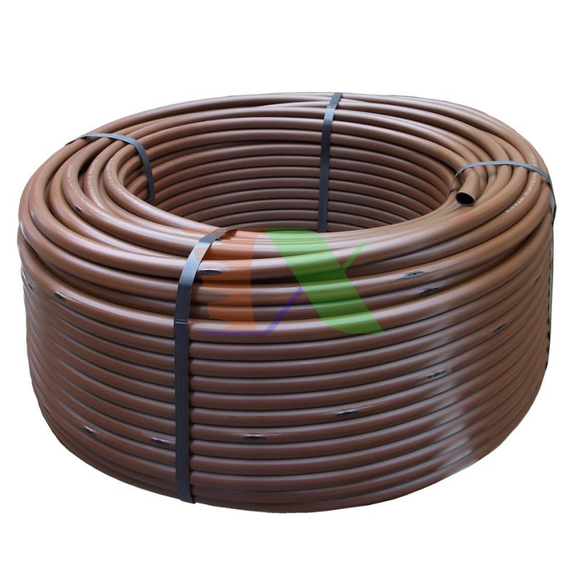 Cuộn 500m Dây tưới nhỏ giọt quấn gốc 0610.25.2L, Tưới nhỏ giọt bù áp quanh gốc cây ăn trái 6mm