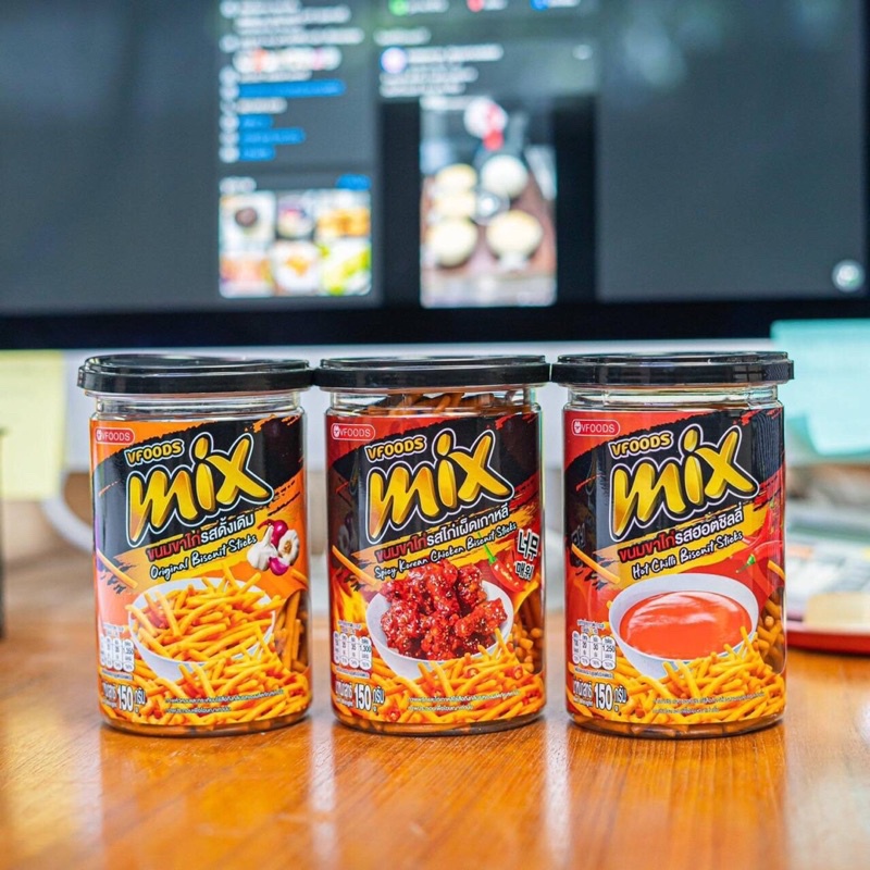 Bim bim que Mix Thái Lan hộp 150g