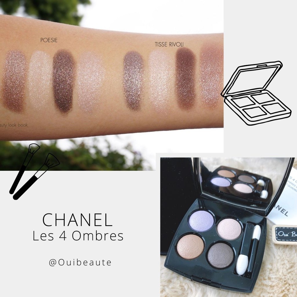 Phấn mắt Chanel Les 4 Ombres Multi-Effect Quadra Eyeshadow 2g - Unbox Ouibeaute