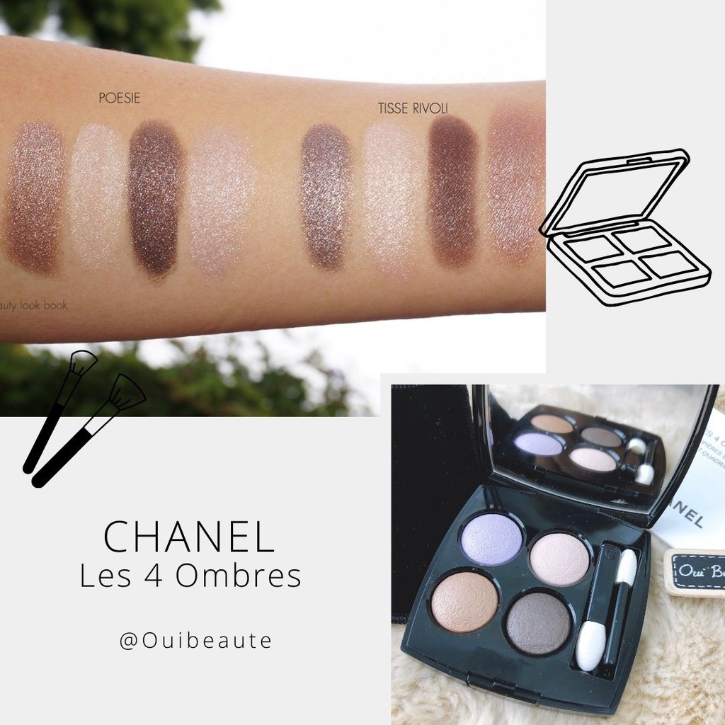 Phấn mắt Chanel Les 4 Ombres Multi-Effect Quadra Eyeshadow 2g - Unbox Ouibeaute