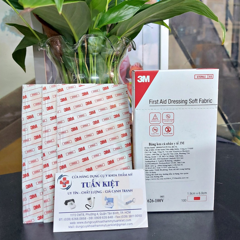 (Giao hỏa tốc 30p) Băng cá nhân y tế 3M - Băng dán loại 1